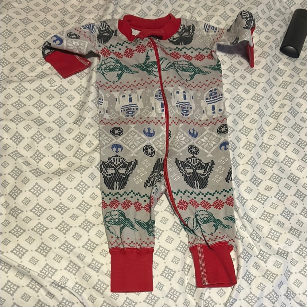 Hanna Andersson Star Wars One Piece with Red and Gray Pattern